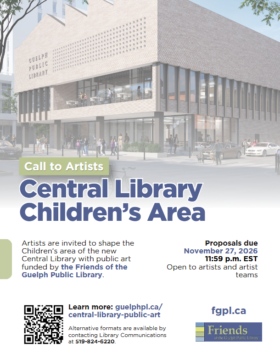 call to artists childrens area poster